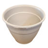 Imagen de Maceta de plástico con plato anti dengue 1,5L, BEIGE