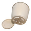 Imagen de Maceta de plástico con plato anti dengue 1,5L, BEIGE