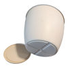 Imagen de Maceta de plástico con plato anti dengue 29,6L, BEIGE