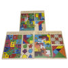 Imagen de Puzzle de madera, encastre figuras 3D 3en1, en bolsa, varios diseños