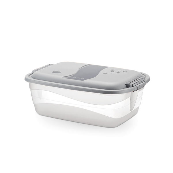 Imagen de Caja organizadora de plástico con tapa 6L, varios colores
