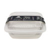 Imagen de Vianda recipiente de plástico 1.5L, x3 350 a 1500ml, transparente