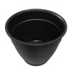 Imagen de Maceta de plástico con plato anti dengue 1,5L, NEGRO
