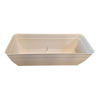 Imagen de Maceta de plástico jardinera con plato anti dengue 11,5L, BEIGE