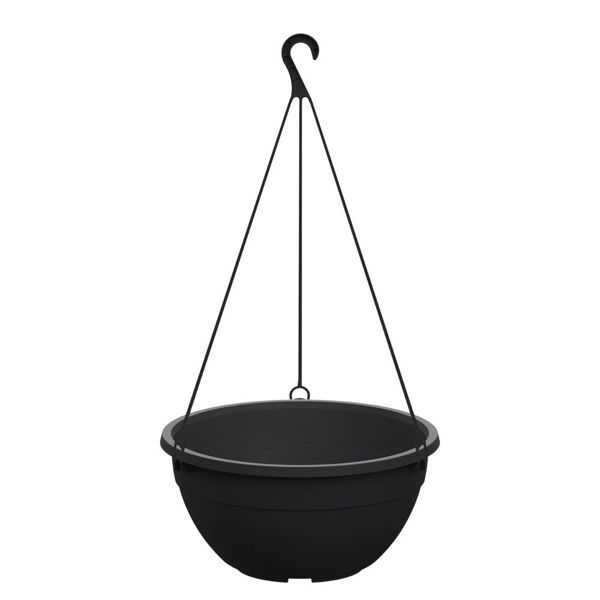 Imagen de Maceta de plástico colgante 4,4L, NEGRO