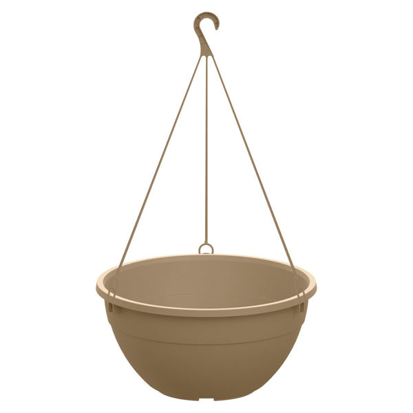Imagen de Maceta de plástico colgante 7,5L, MARRÓN