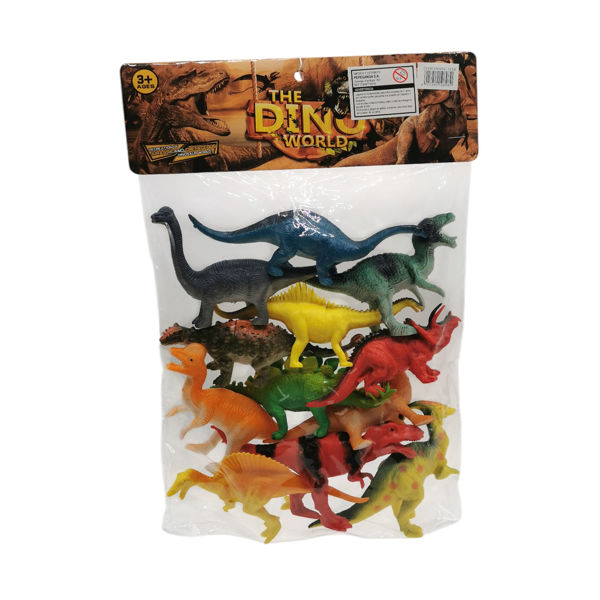 Imagen de Dinosaurios x12, en bolsa
