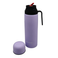 Imagen de Termo 1L media asa color VIOLETA, pico cebador, base antideslizante, Berlina