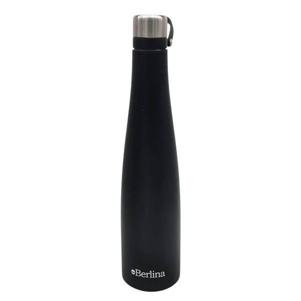 Imagen de Botella deportiva de metal Berlina 750ml NEGRO