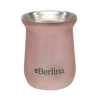 Imagen de Mate alto 260ml Berlina ROSADO, doble pared de acero inoxidable, en caja
