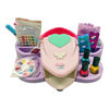 Imagen de Set de belleza para decorar uñas con lámpara, uñas, stickers, brillos esmalte y accesorios 3AA en caja