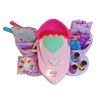 Imagen de Set de belleza para decorar uñas con lámpara, uñas, stickers, brillos esmalte y accesorios 3AA en caja