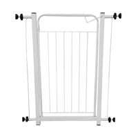 Imagen de Valla de seguridad para puertas y escaleras, de acero pintado, para amurar BLANCO Maxeb