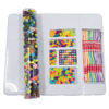 Imagen de Cuentas para armar pulseras y collares, con hilos de colores, en caja