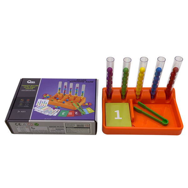 Imagen de Juego de mesa, didáctico, clasificación de bolitas, en caja