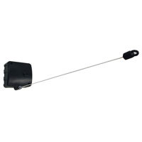 Imagen de Tendedero de ropa de pared extensible, de plástico, 6m, NEGRO Maxeb