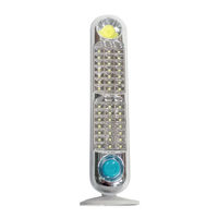 Imagen de Lámpara luz de emergencia 42 leds para colgar y con base recargable 220, en caja