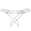 Imagen de Tendedero de ropa de pie con alas, plegable, de aluminio, PLATEADO Maxeb