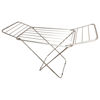 Imagen de Tendedero de ropa de pie con alas, plegable, de aluminio, PLATEADO Maxeb