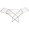Imagen de Tendedero de ropa de pie con alas, plegable, de aluminio, PLATEADO Maxeb