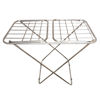 Imagen de Tendedero de ropa de pie con alas, plegable, de aluminio, PLATEADO Maxeb
