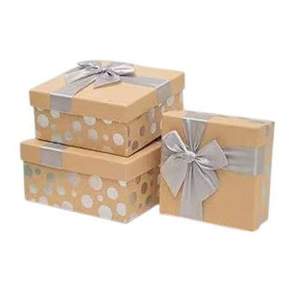Imagen de Cajas forradas, set x3