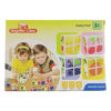 Imagen de Puzzle magnético, 4 piezas, cubos frutas, en caja