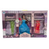 Imagen de Muñeca, con vestidos y accesorios, varios colores, en caja