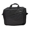 Imagen de Bolso para computadora 15" de poliéster con asas y correa, enganche para valija, bolsillo frontal, en bolsa