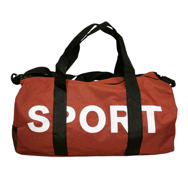 Imagen de Bolso deportivo con asas y correa, bolsillo lateral y enganche para valija, varios colores