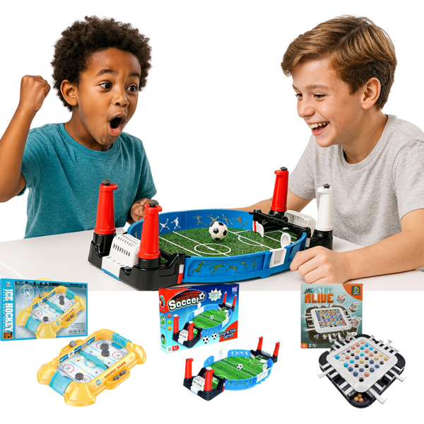 Juego de Mesa de Caja de Deportes Niños Jugando 