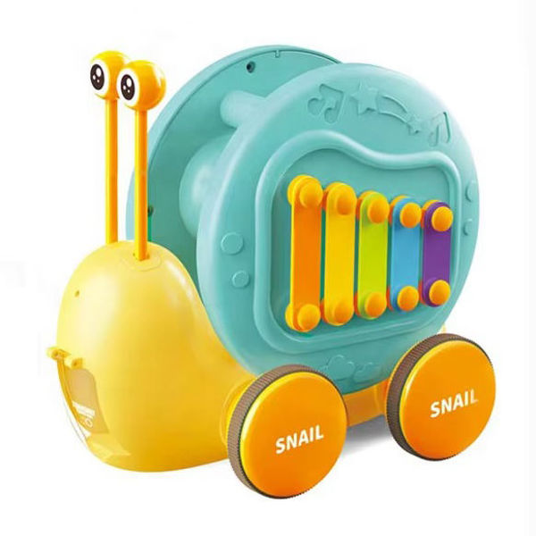 Imagen de Arrastre caracol con xilófono, en caja 2 colores