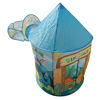 Imagen de Casita carpa para niños CELESTE, con túnel y pelotero, en bolsa