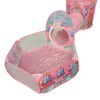 Imagen de Casita carpa para niños ROSADO, con túnel y pelotero, en bolsa