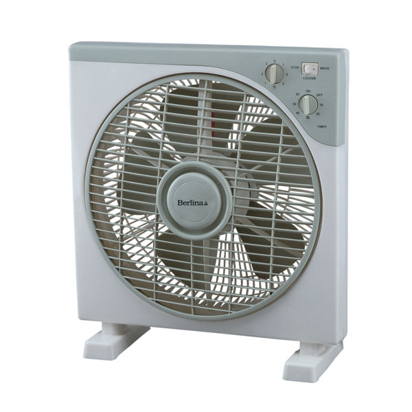 Imagen de Ventilador Berlina 12" turbo, 3 velocidades 5 aspas de plástico, en caja