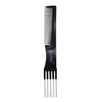Imagen de Peine Kelmax, antiéstático, tenedor 4 púas de metal, en bolsa
