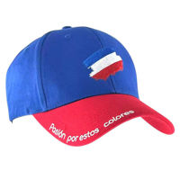 Imagen de Gorro con visera, diseño bordado rayas azul rojo, Armoric