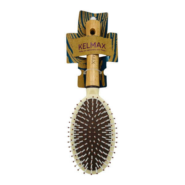 Imagen de Cepillo para pelo mango de madera neumático, Kelmax