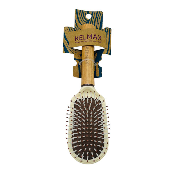 Imagen de Cepillo para pelo mango de madera neumático, Kelmax