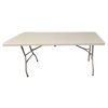 Imagen de Mesa Berlina Home, patas plegables, de PVC y hierro