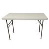 Imagen de Mesa Berlina Home, patas plegables, de PVC y hierro