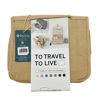 Imagen de Neceser para viaje de tela con percha para colgar, varias reparticiones, Berlina Travel BEIGE