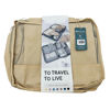 Imagen de Neceser para viaje de tela, 7 organizadores distintos, Berlina Travel BEIGE