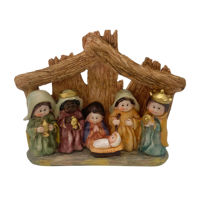 Imagen de Pesebre 6 figuras, en caja CAJAx2