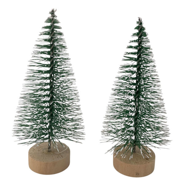 Imagen de Adorno árbol navideño para mesa, x2 en bolsa