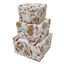 Imagen de Cajas forradas, set x3, diseño Navidad