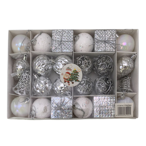 Imagen de Adorno navideño surtido x24, en caja