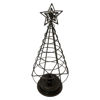 Imagen de Adorno árbol navideño para mesa, de metal con luz, 3AAA en caja, 2 colores