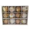 Imagen de Bolas navideñas x12 6cm, con diseño, en caja
