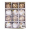 Imagen de Bolas navideñas x12 6cm, con diseño, en caja